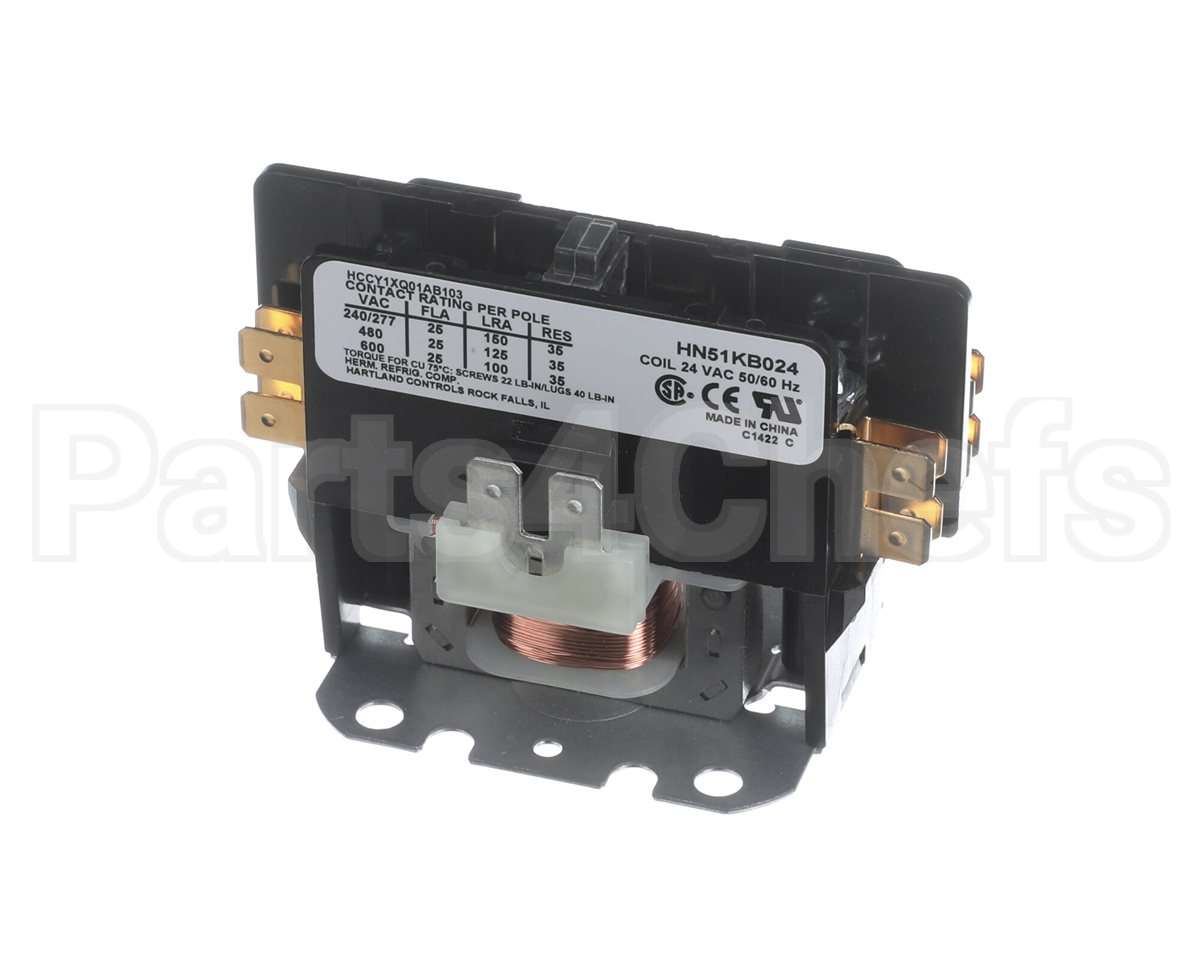 HN51KB024 Bryant Payne 1Pole 25Amp Contactor,24V Coil