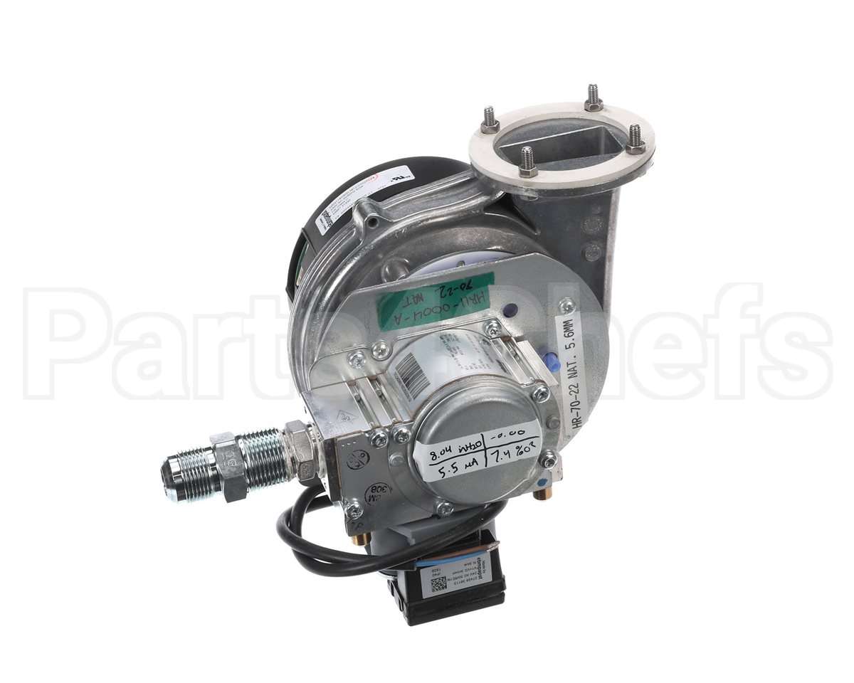 HR11-0004-A Hot Rocks Oven Burner Blower Natural Gas Hr-70-22 (Gen2