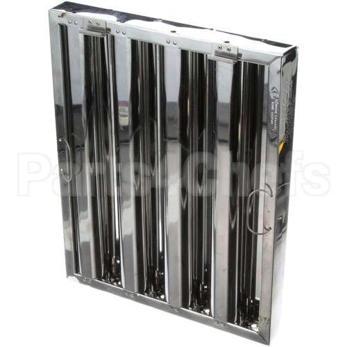 HRSS2016 Compatible Captiveaire 20 X 16 Ss Hood Filter W/ Hooks