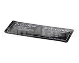 I1-9181-3 Turbochef Label, Caution, Empty Cavity,