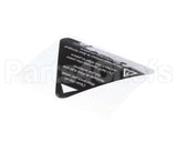 I5-9372-3 Turbochef Label, Filter Warning, Eng-Fre