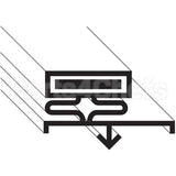 ICS03195 Compatible International Cold Storage Door Gasket - 30-3/8X78-1/4