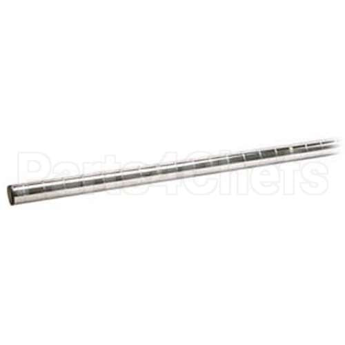 IMI86UP Compatible Intermetro Post, Caster, 86", Chromepltd