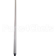 IMIMQ86PE Compatible Intermetro Post, Shelf, 86", New Max Q, Foot