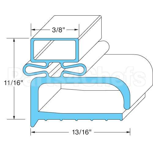 IN GSK168 Compatible Randell Gasket, 23.25 X 28.50 Screw Onnc10080 1061-0