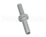 JT-PI250808S Joe Tap Tube To Hose, 1/4" Barb X 1/4" Stem