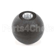 K0202 Compatible BKI Knob, Spherical, Black, 1.88"D