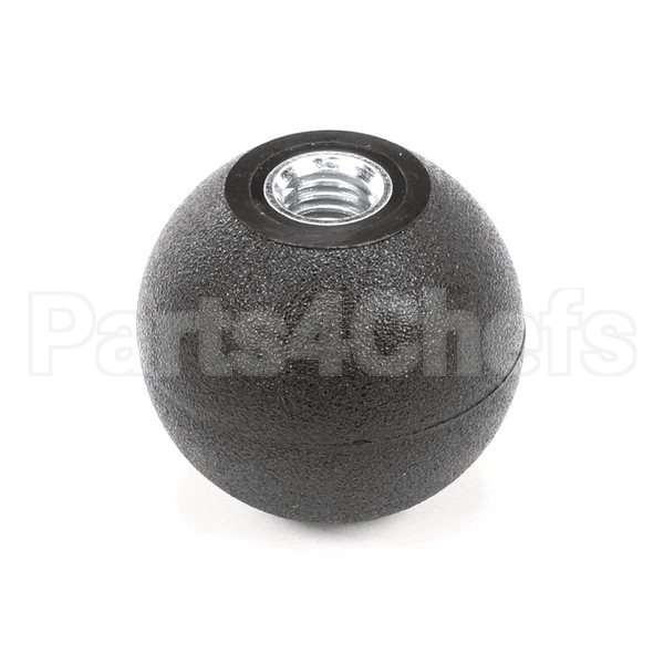 K0202 Compatible BKI Knob, Spherical, Black, 1.88"D
