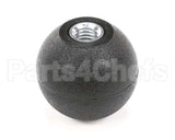 K0202 Bki Knob, Black, Spherical, 1.88 Dia., .500-