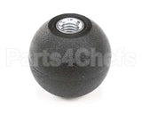K0202 Bki Knob, Black, Spherical, 1.88 Dia., .500-