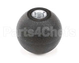 K0202 Bki Knob, Black, Spherical, 1.88 Dia., .500-