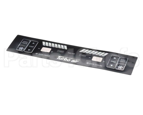K3D7800400 Turbo Air Display Pcb Sticker (Old Version)