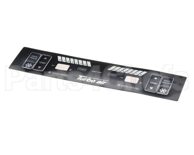 K3D7800400 Turbo Air Display Pcb Sticker (Old Version)