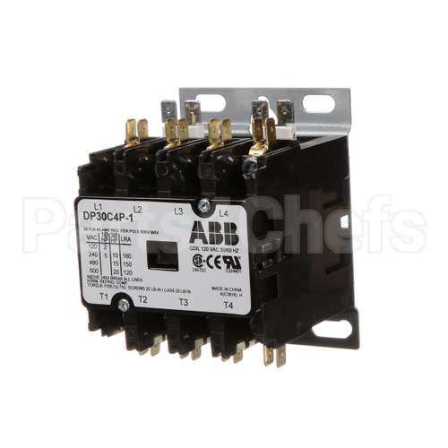 KE603902-6 Cleveland Contactor;120Vac Coil,40 A,4Po