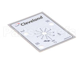 KE95555-5 Cleveland Service Label; Operating Kgl25