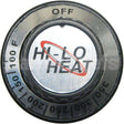 KN-3468 Compatible Alto Shaam Dial 1-7/8 D, Off-350-100
