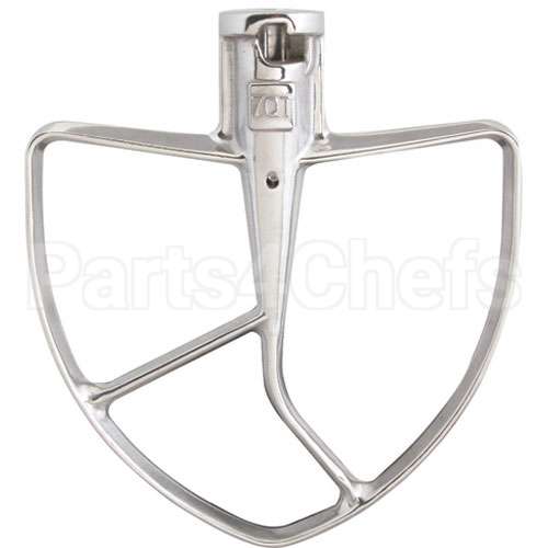 KSMC7QFB Compatible Kitchen Aid Beater, Flat, 7 Qt, S/S, Nsf