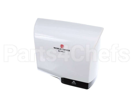 L-974A World Dryer Slimdri,120/208/240V,Alum,Whit