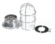L55.1024 Component Hardware Canopy Light W/Tempered Globe
