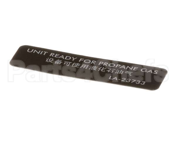 LA-23733 Alto Shaam Labels,Ready Propane Gas,Esg