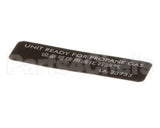 LA-23733 Alto Shaam Labels,Ready Propane Gas,Esg