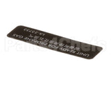 LA-23733 Alto Shaam Labels,Ready Propane Gas,Esg