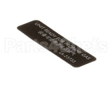 LA-23733 Alto Shaam Labels,Ready Propane Gas,Esg