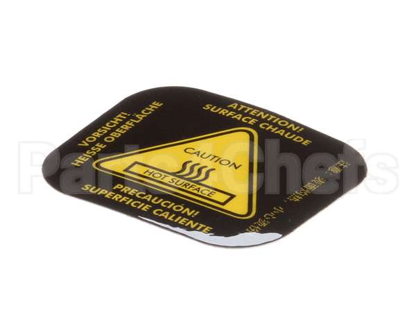 LA-3087 Alto Shaam Label,Caution,Hot,Warning