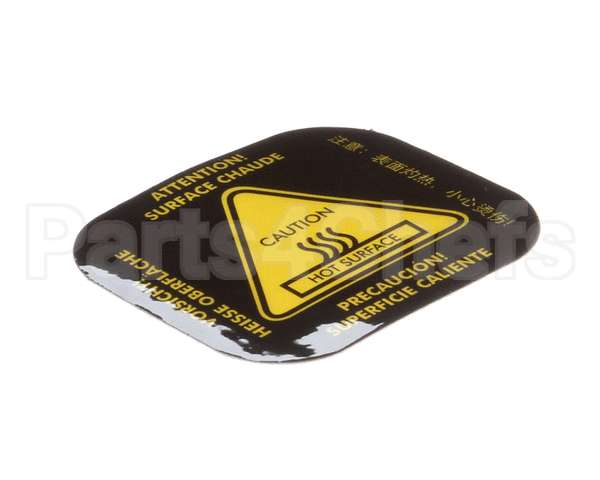 LA-3087 Alto Shaam Label,Caution,Hot,Warning