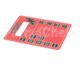 LA152 Cookshack Key Pad Label