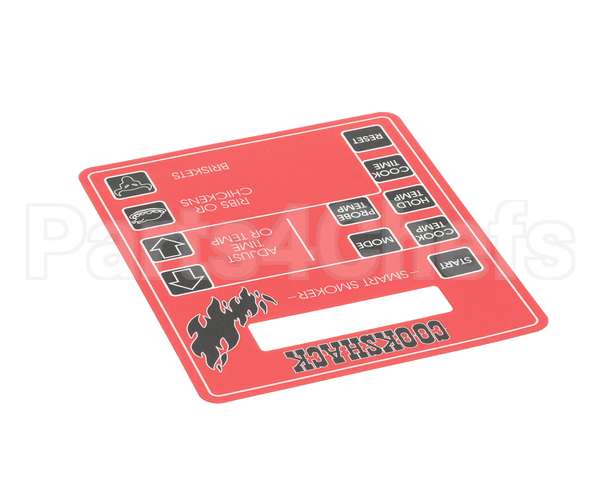 LA152 Cookshack Key Pad Label