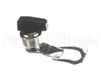 LAT00833 Trane Latch, 1/4 Turn Latch, Black Knob, Nicke