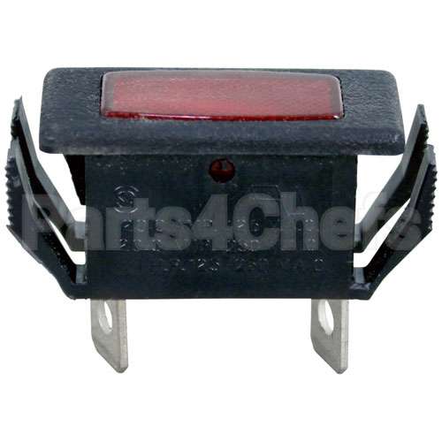 LI-3493 Compatible Alto Shaam Signal Light 1/2" X 1-1/8" Red 125V