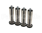 M005SA Grindmaster Cecilware 4" Leg Adj Set Of 4