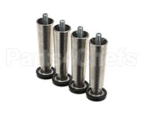 M005SA Grindmaster Cecilware 4" Leg Adj Set Of 4