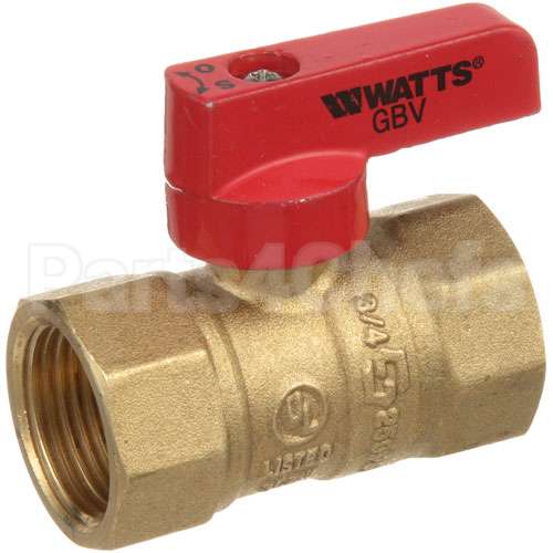 M0282 Compatible Middleby Gas Ball Valve 3/4"