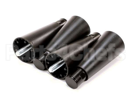 M219B Grindmaster Cecilware Legs 6 Black (4 Per) - Po/Pb/B