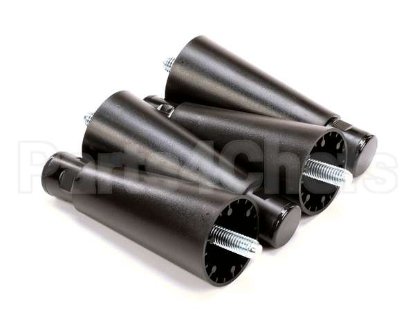 M219B Grindmaster Cecilware Legs 6 Black (4 Per) - Po/Pb/B