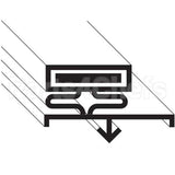 MCC13580 Compatible McCall Door Gasket