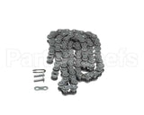 ME61-0058 Hot Rocks Oven Riveted Roller Chain #35 82 Link In Tota