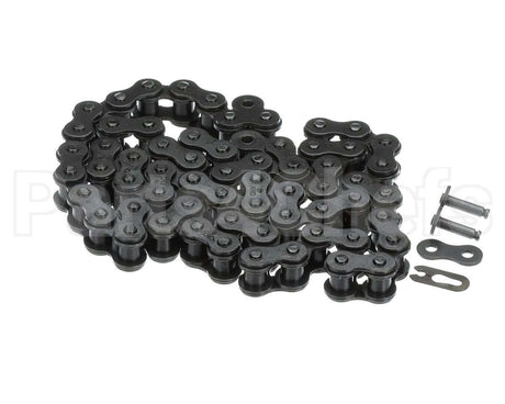 ME61-0060 Hot Rocks Oven Riveted Roller Chain #40 64 Link In Tota