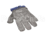 MGA515L San Jamar Steel Mesh 5 Finger Cut-Resistant Gloves