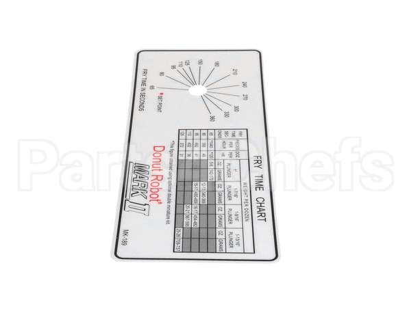 MK-0189 Belshaw Label,Fry Time