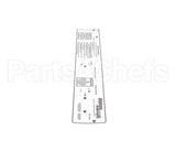 MK-9002 Belshaw Label; Startup Procedure Label For Mk Un
