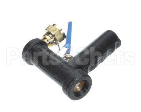 MN70075GBLACK Strahman Valves Mini Nozzle, Black, W/Grdn Swvl