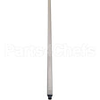 MQ74PE Compatible Intermetro Post, Shelf, 74", New Max Q, Foot