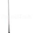 MQ74UPE Compatible Intermetro Post, Shelf, 74", New Max Q, Castr