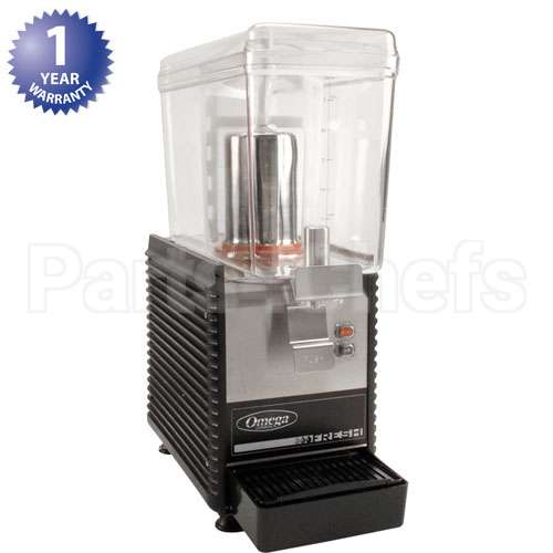 MSD10 Compatible Omega Dispenser, Drink, Single Bowl