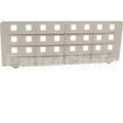 MUD24-8 Compatible Intermetro Divider, Shelf, 8"H X 24"W, Poly