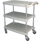 MY1627-34G Compatible Intermetro Cart, Utility, 3 Shelf, Gray